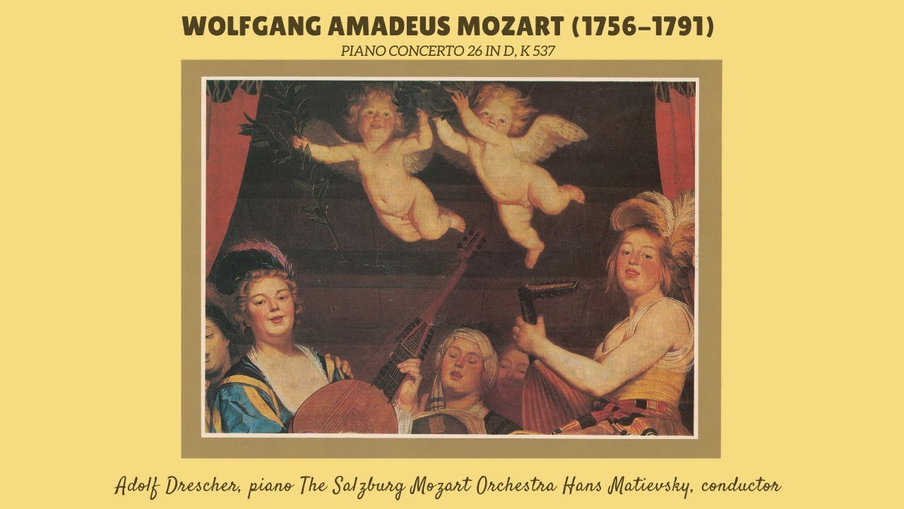 W.A. Mozart - Piano Concerto No. 26 - Adolf Drescher/Hans Matievsky - HD Digital Remaster