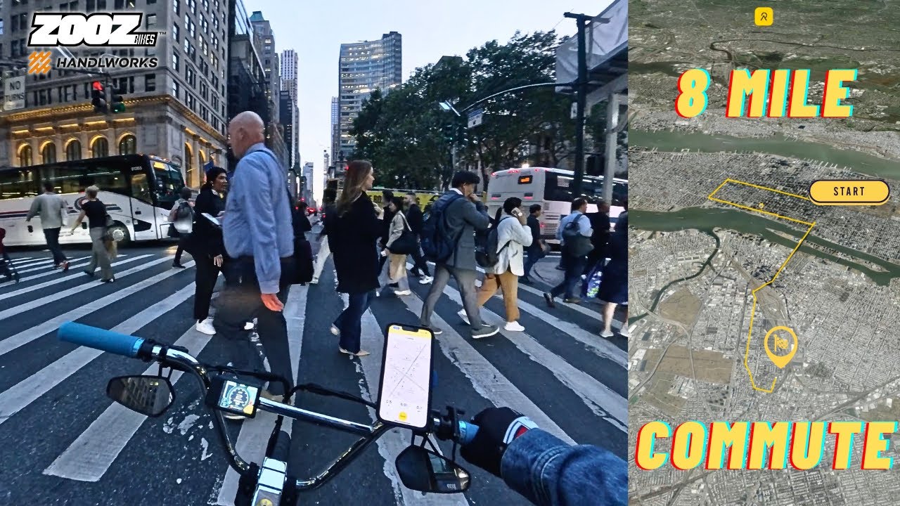 NYC Full Commute Experience: After Work Errands in Rush Hour | eBike POV [4K]