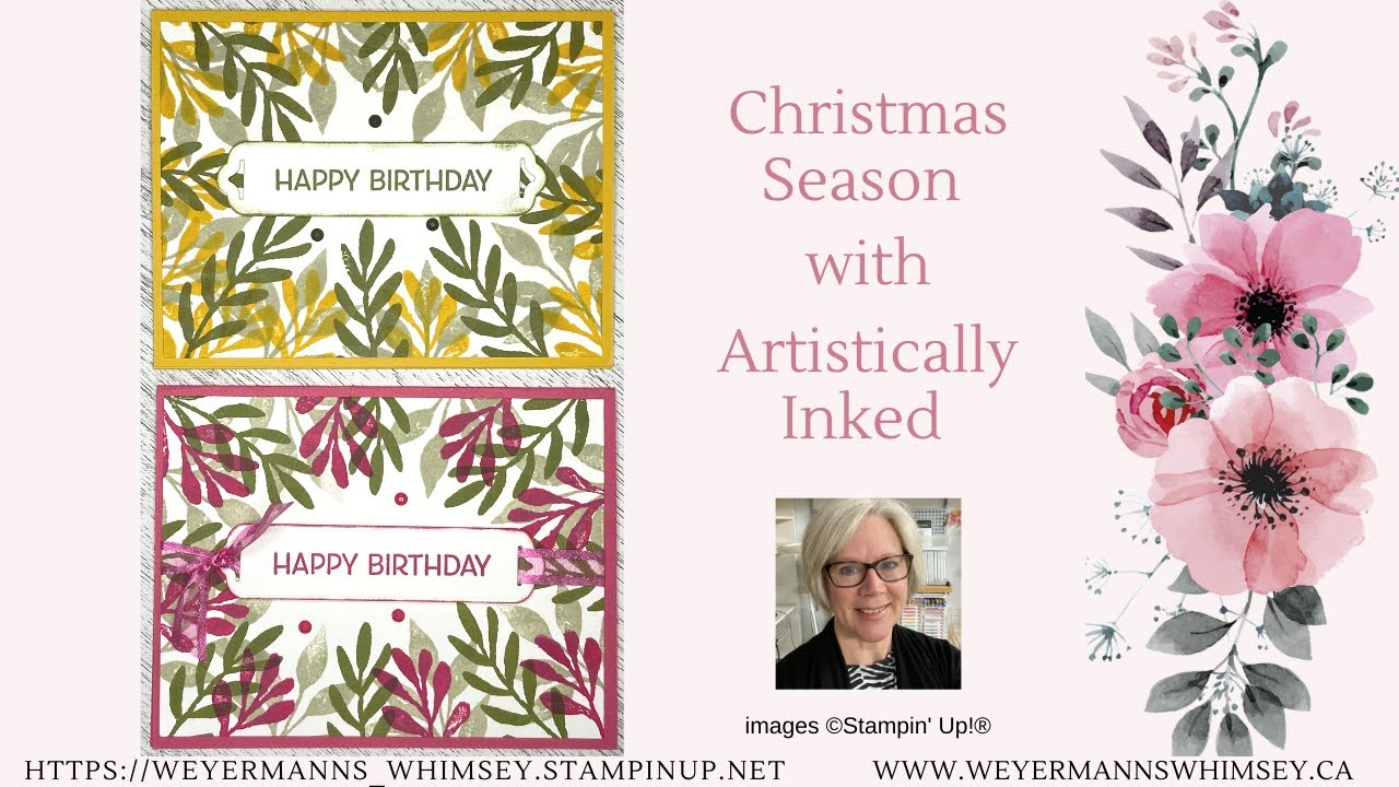 Christmas Season Birthday card ideas