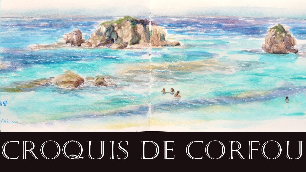 Sketchbook Tour : Voyage à Corfou