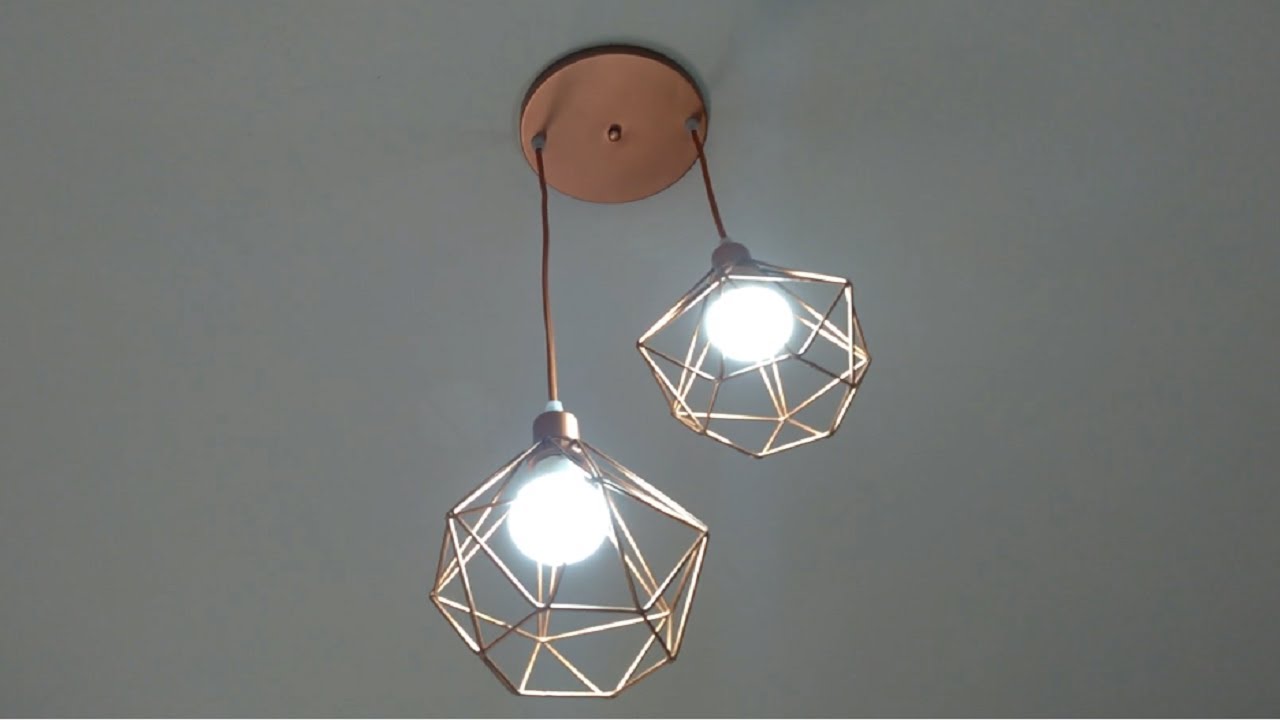 COMO INSTALAR LUSTRE PENDENTE, PASSO A PASSO   EDMAR JÚNIOR