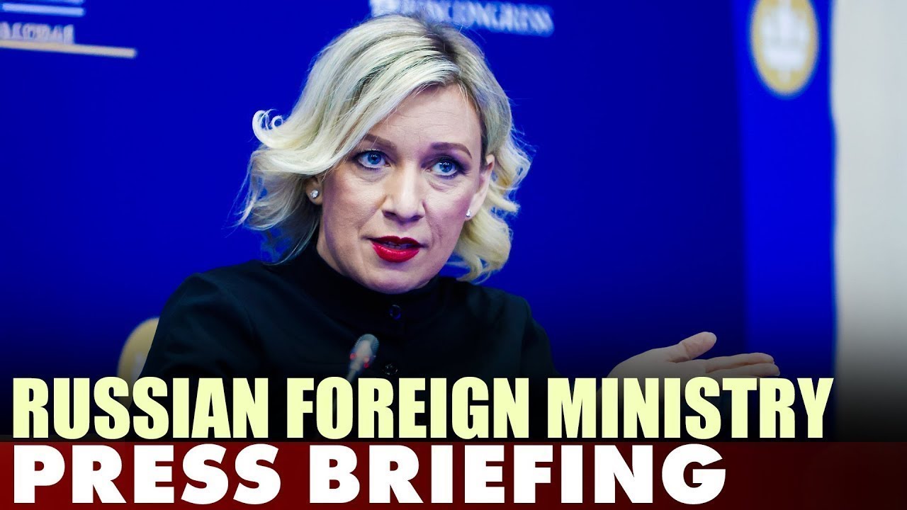 LIVE: Russian foreign ministry Press briefing | Moscow | Putin | USA |Trump | Iran | Oil | Ukraine
