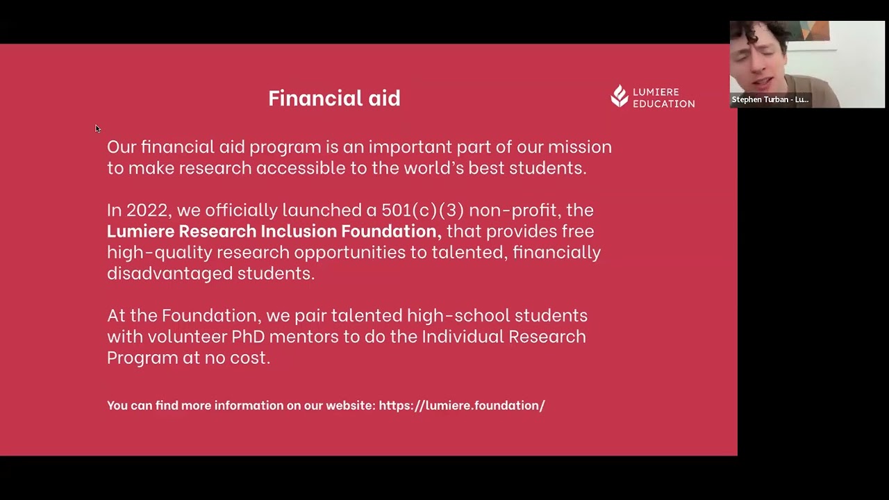 Lumiere Spring 2025 Parents Webinar