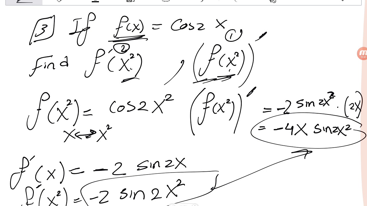 Additional Notes on Differentation