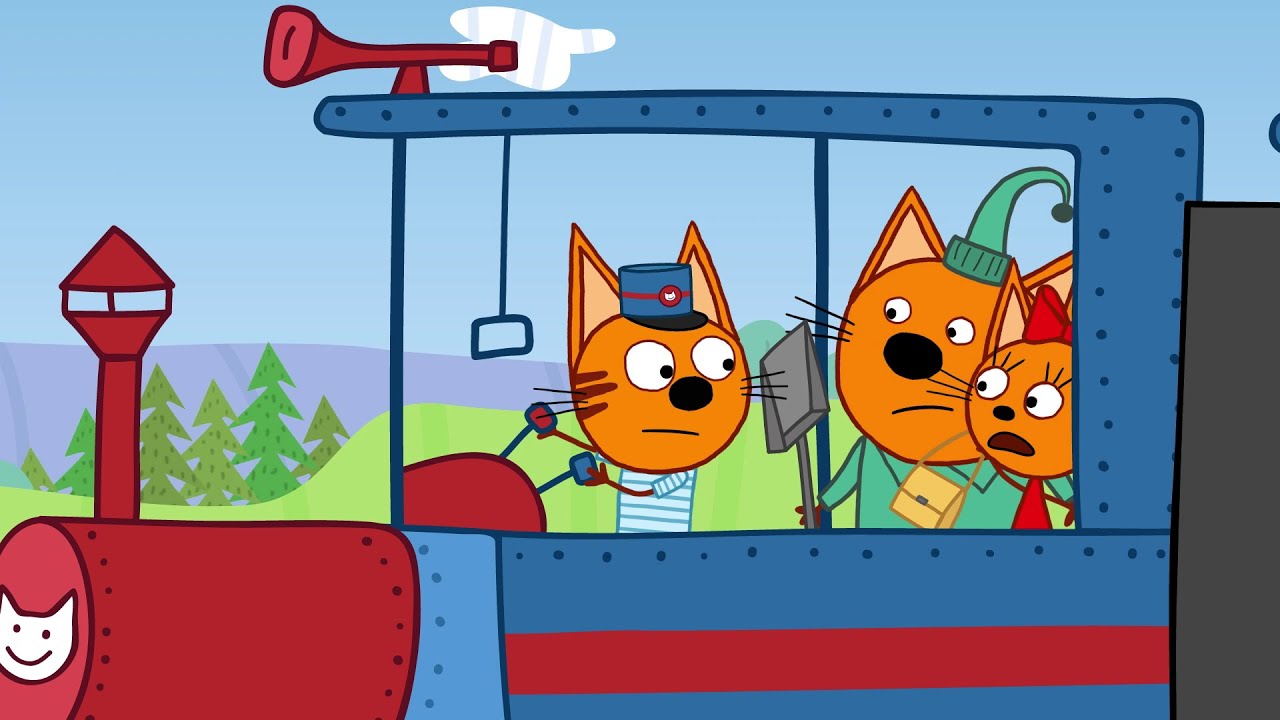 Dolci Gattini | Cartoni animati per bambini | IL TRENO DEI GATTINI (Episodio 44)