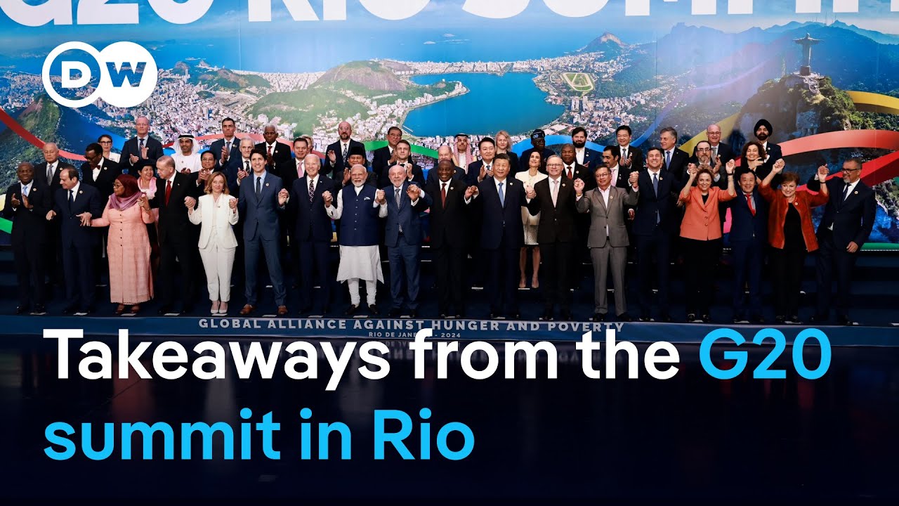 Brazil's G20 summit focused on sustainability, poverty | DW News