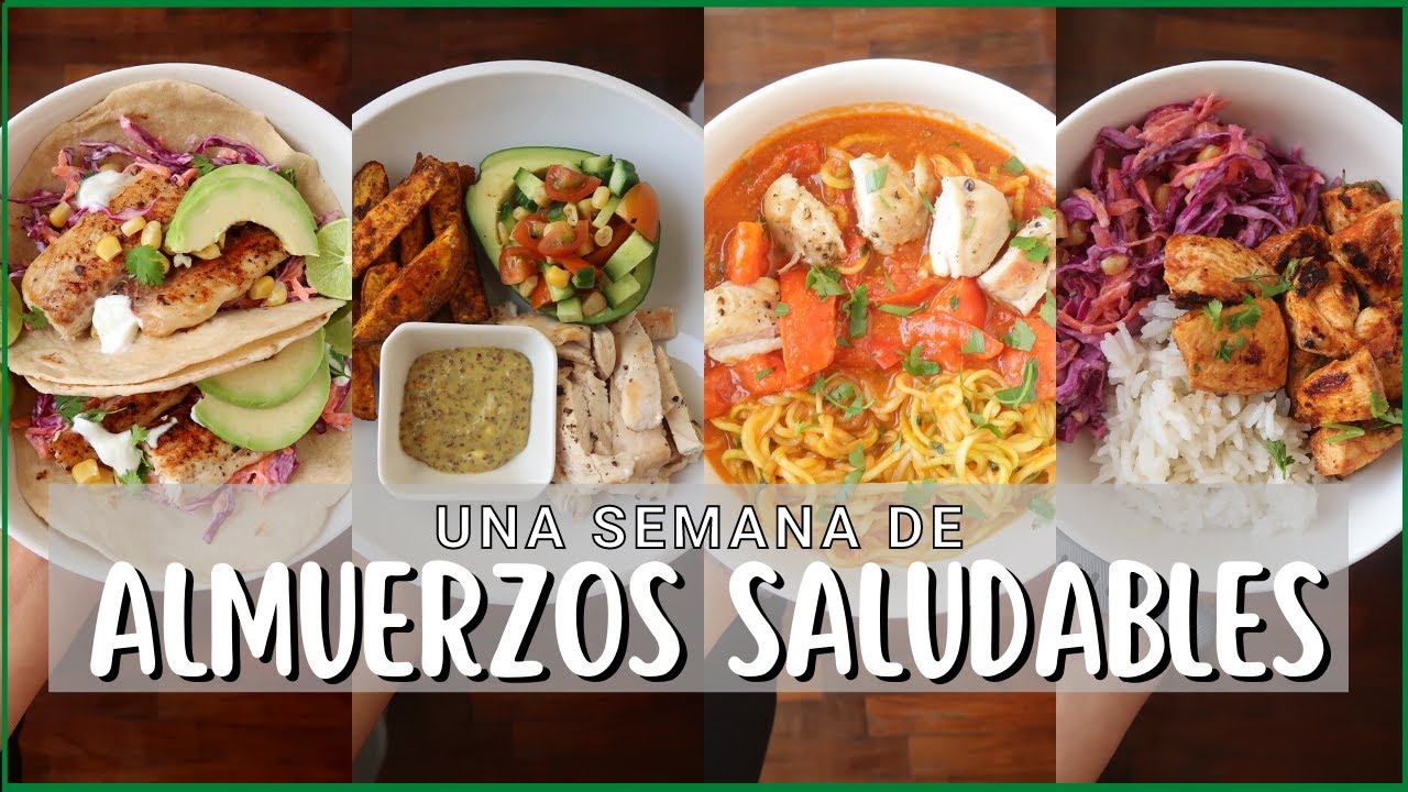 UNA SEMANA COMPLETA DE ALMUERZOS SALUDABLES | Michela Perleche