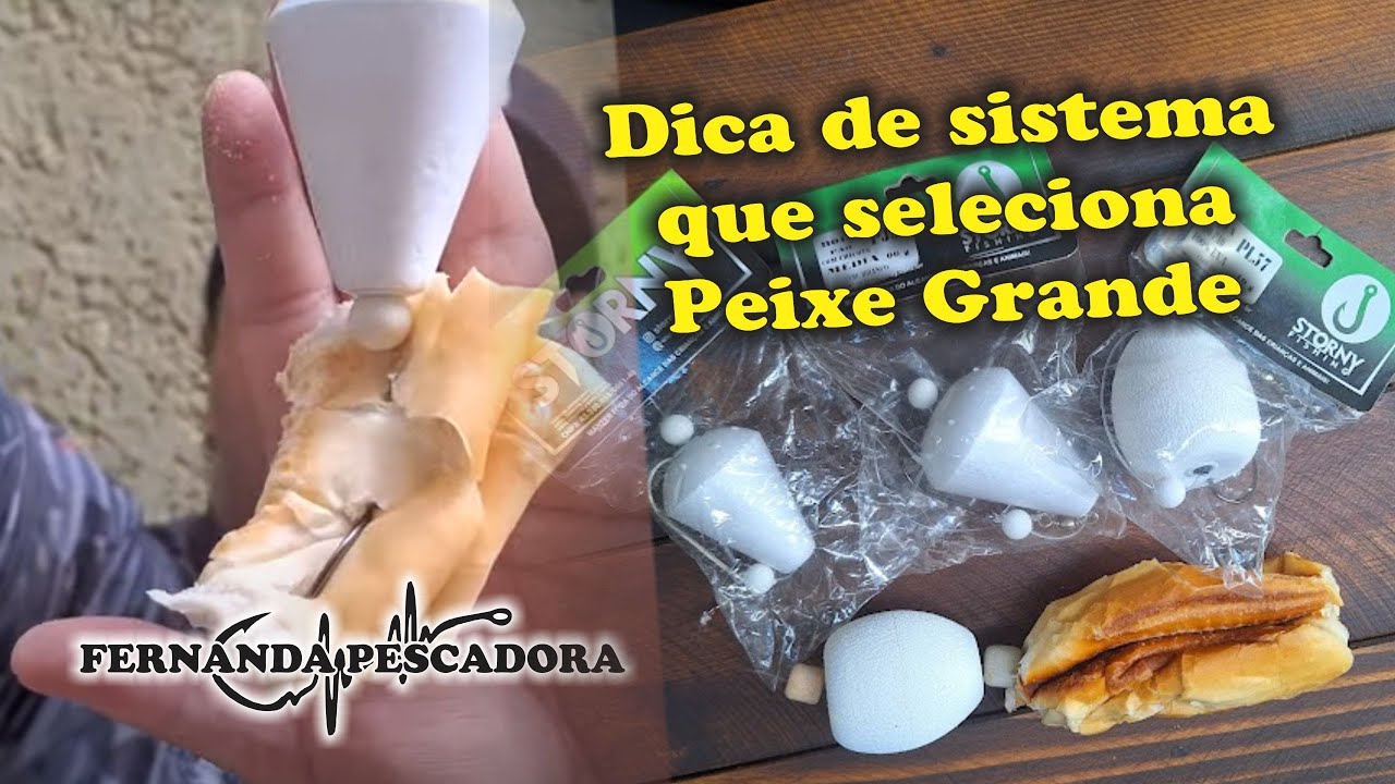 Dica de como montar e iscar a boia P&atilde;o