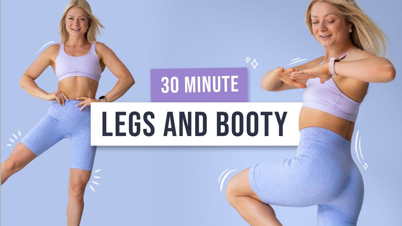 30 MIN INTENSE LEGS & BOOTY WORKOUT - With Weights - No Jumping, Low Impact, No Repeat Exercises