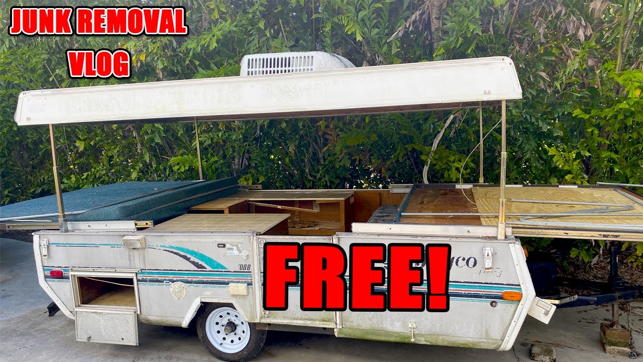 Getting Paid To Take A Camper - Junk Removal Vlog