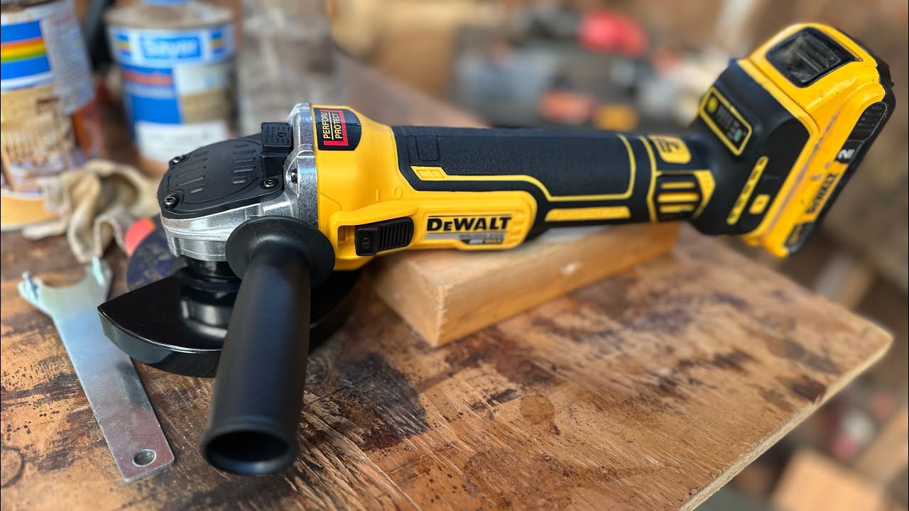 Amoladora⚙️de AliExpress🤑compatible con baterías dewalt