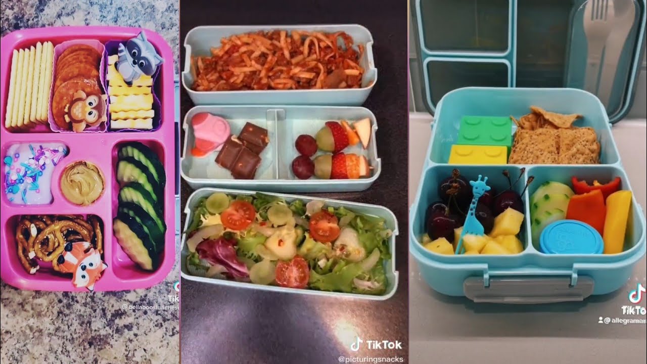 Making Bento Lunch Box/ Tiktok Food Compilation