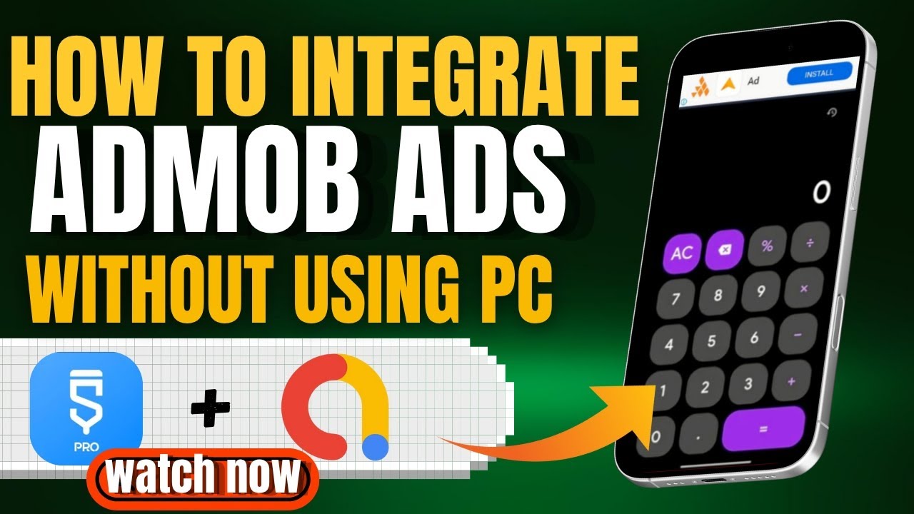 Integrate AdMob Ads Without a PC | Sketchware Pro Tutorial (Full Guide)
