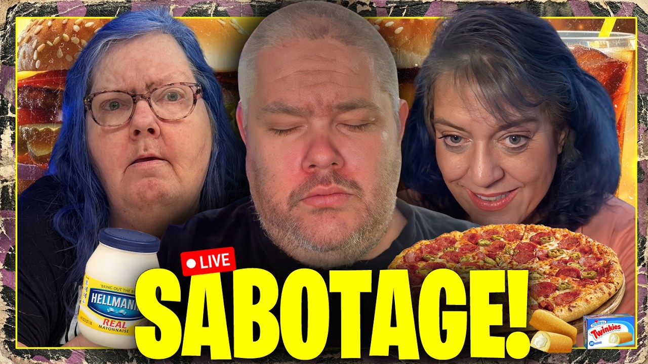 SABOTAGE OUR DIETS! 🍕🍔🤢
