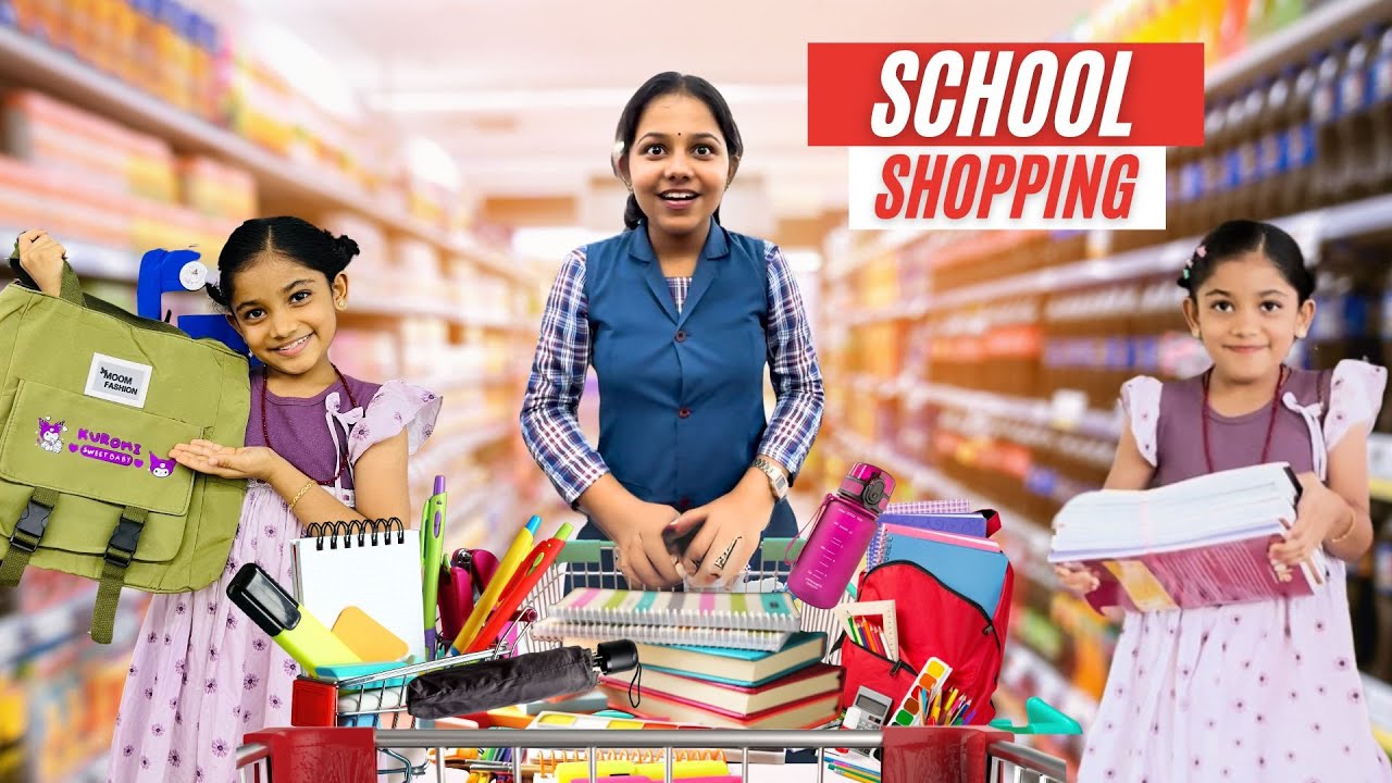 SCHOOL SHOPPING 📚 | സ്കൂളിലേക്കുള്ള എല്ലാ സാധനങ്ങളും വാങ്ങി