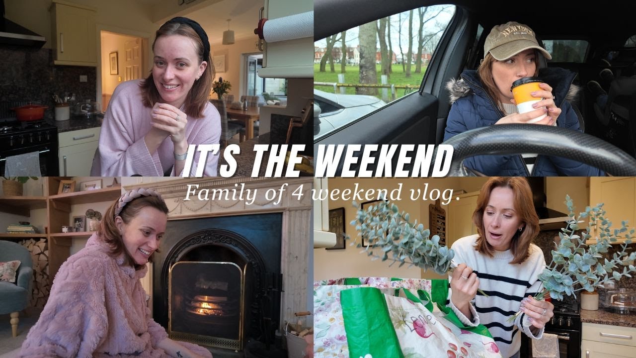 It's the weekend! Family of 4 weekend vlog, day in the life as a Mum to 2 UK