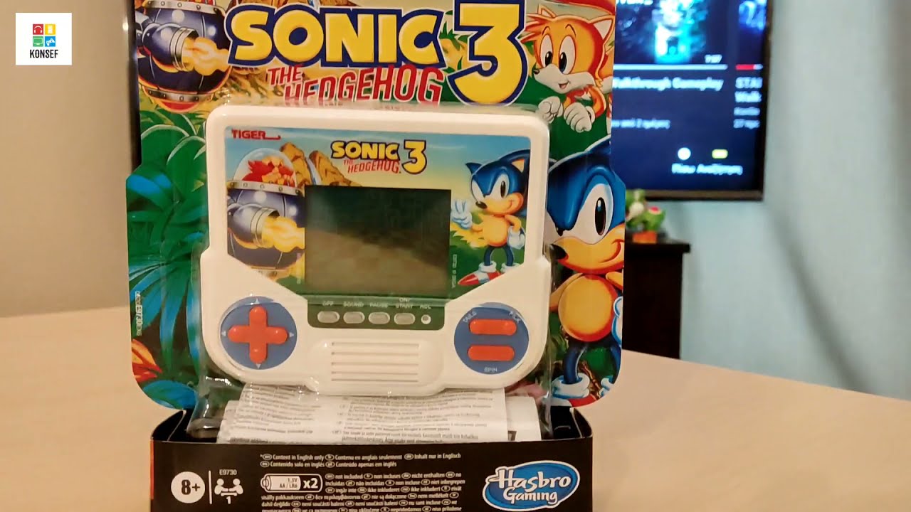 SONIC 3 THE HEDGEHOG - Tiger Electronics