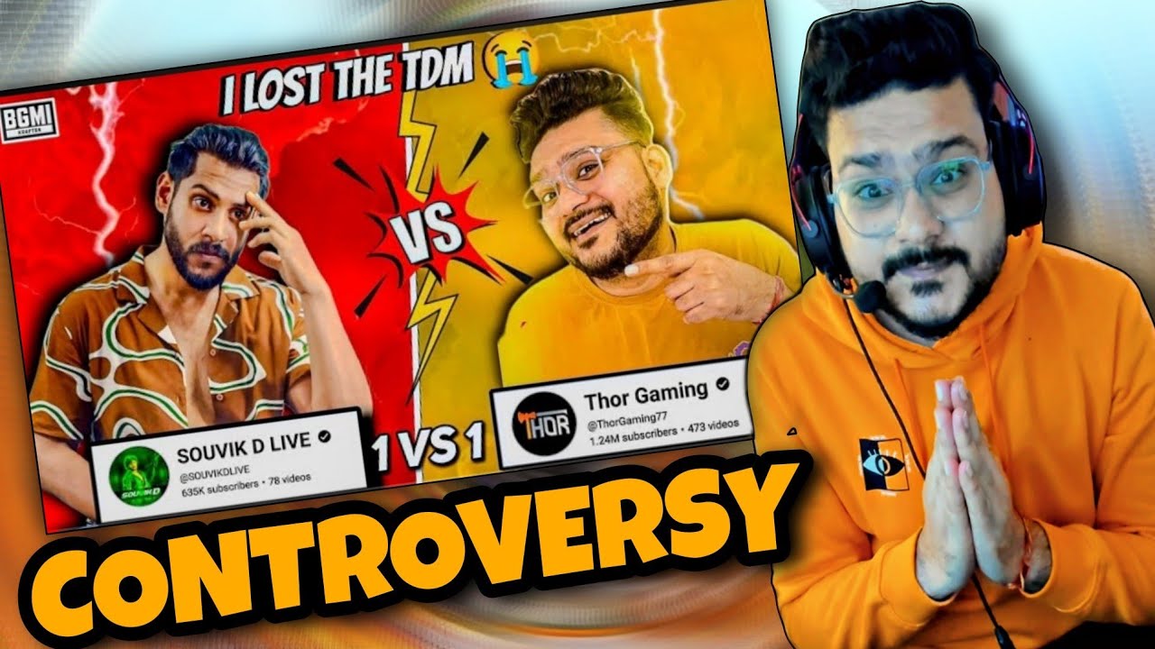 FAKE TDM BY SOUVIK D | KARNA KUCH THA HO KUCH GAYA | REACT WITH THOR | SOUVIK VS THOR TDM |