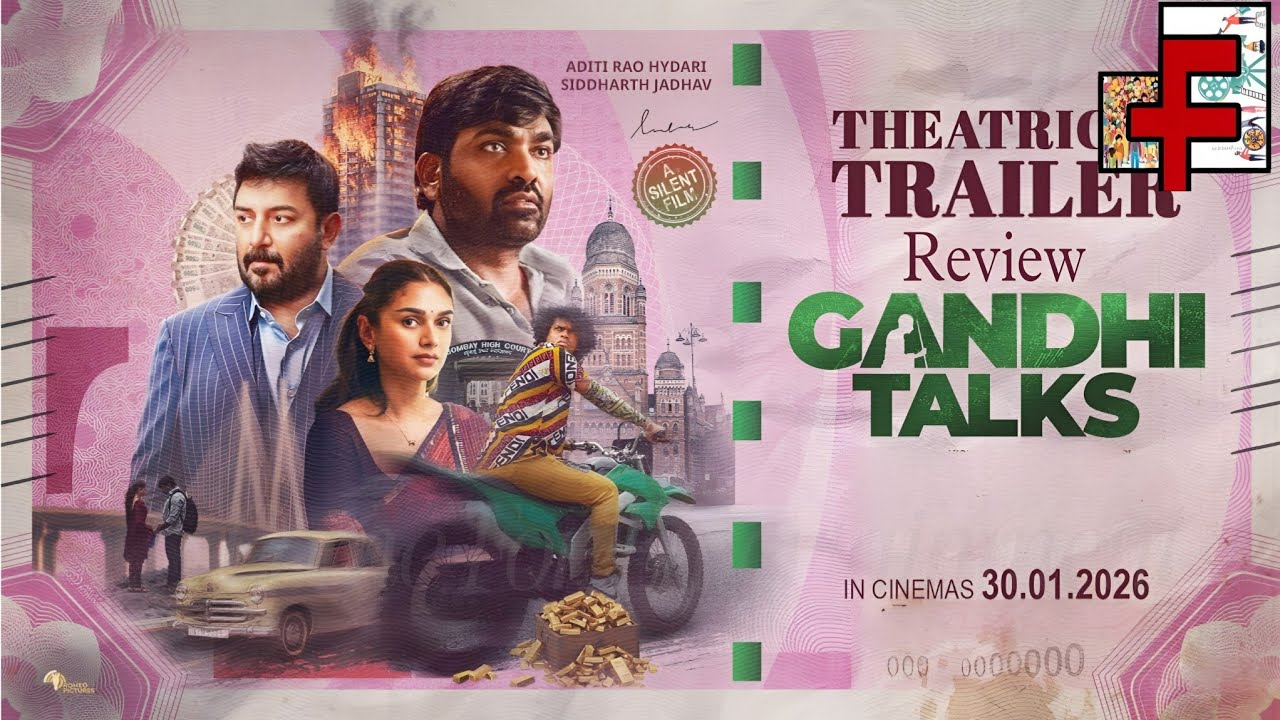Gandhi Talks Trailer Review | Vijay S | Arvind S | Aditi Rao | A.R.Rahman | Siddharth J