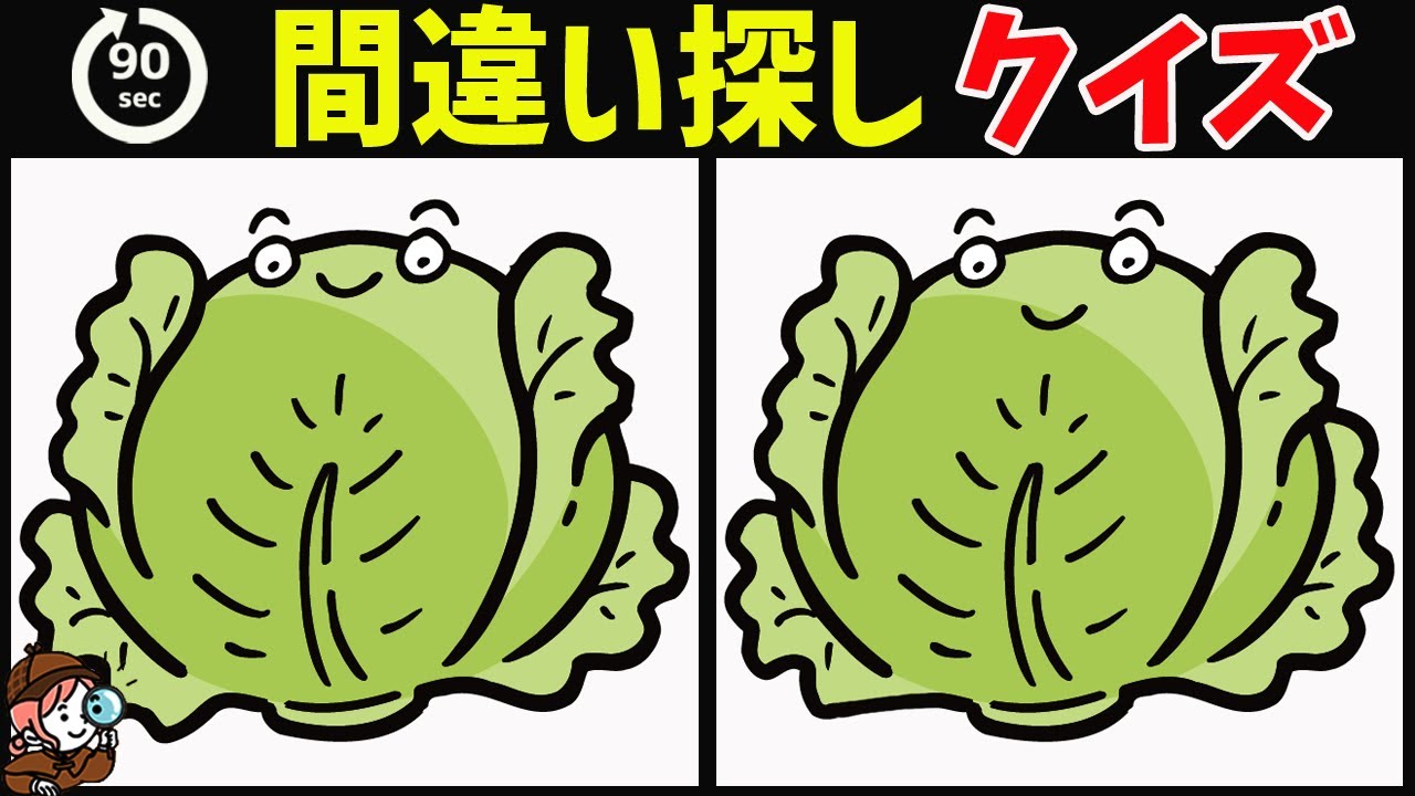 【間違い探しクイズ】無料脳トレ動画で脳が若返り！イラスト間違い探しで楽しく頭の体操【認知症予防/老化防止に最適】