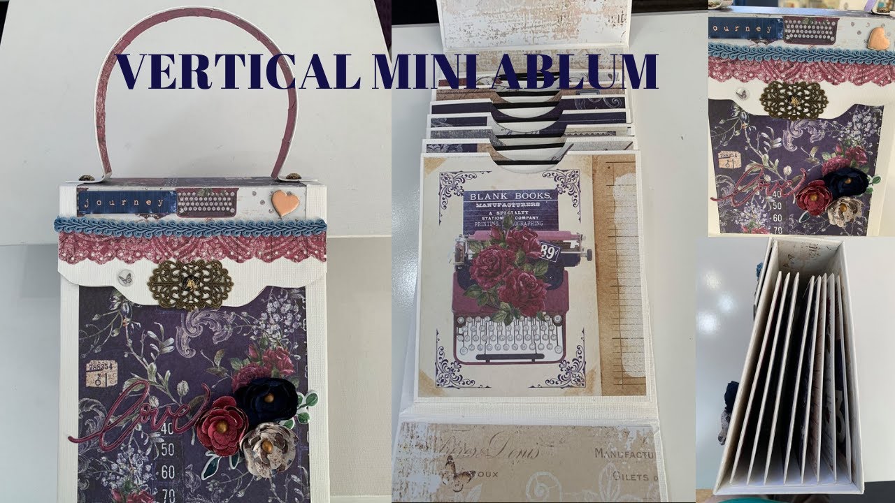 VERTICAL MINI ALBUM PURSE ~ FINISH