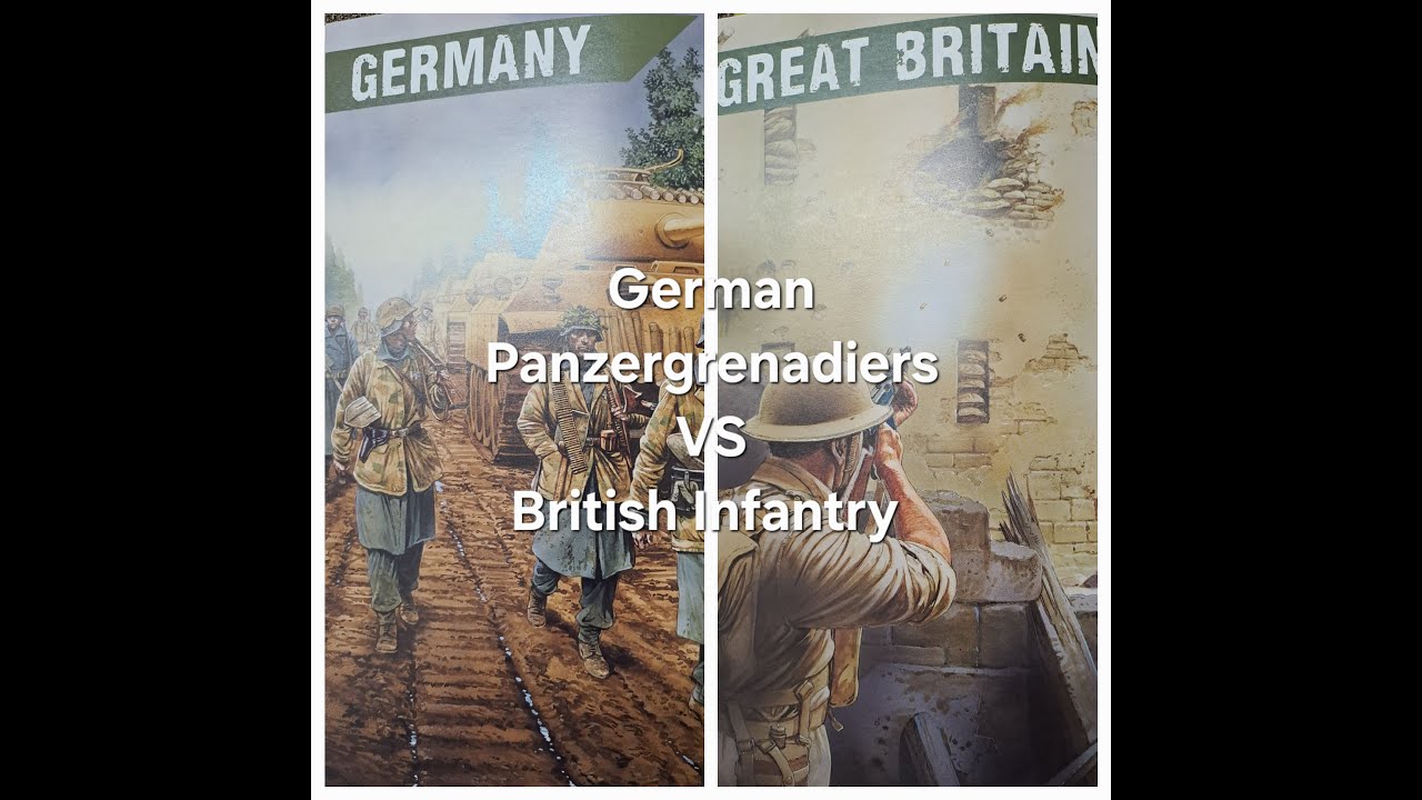 Bolt Action Battle Report: German Panzergrenadiers VS British Inantry