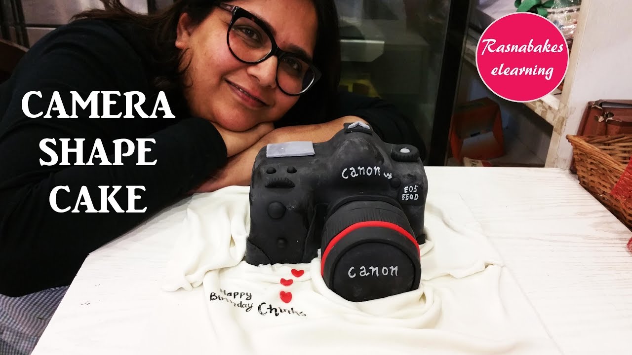 Camera Shape Cake:birthday Cake Decorating Tutorial