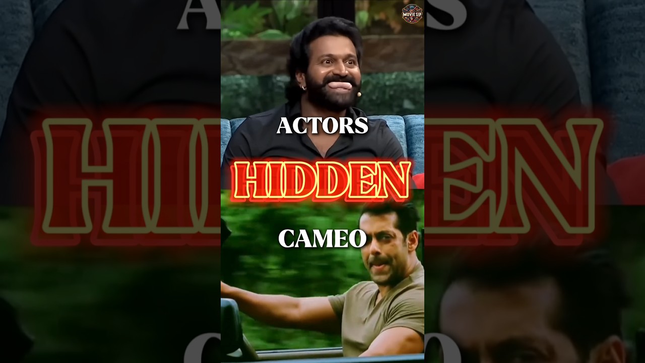 HIDDEN CAMEO OF ACTORS #shorts #sharukhkhan #prabhas