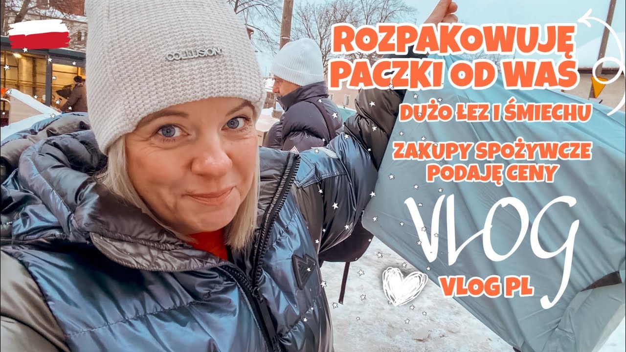 ROZPAKOWUJĘ PACZKI OD WAS | POPŁAKAŁAM SIĘ | ZAKUPY SPOŻYWCZE PODAJĘ CENY | LIVE| GDAŃSK VLOG POLSKA