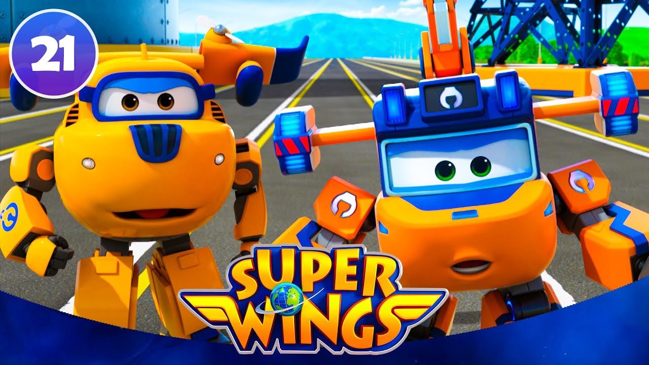 СУПЕРКРИЛА 8 сезон. Електрогерої | 21 серія. Битва будівельників | SuperWings НОВІ 2025