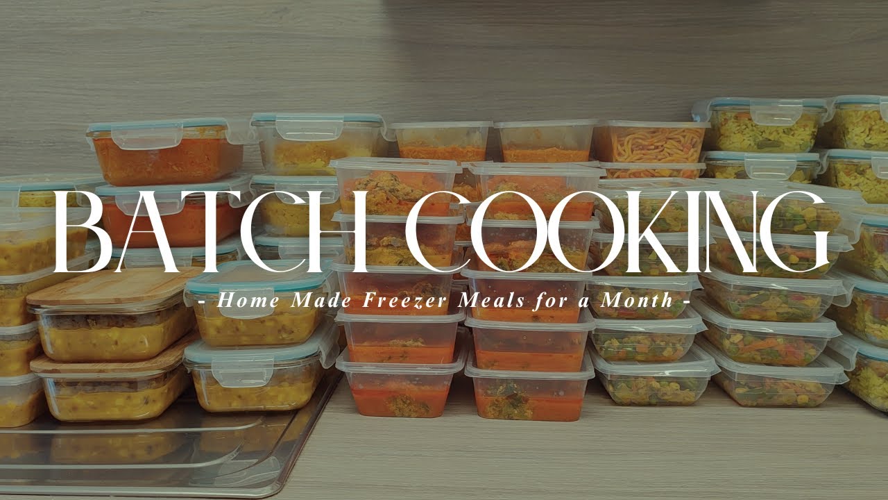 Batch Cooking for the Month | Home Made Freezer-Friendly Meals. | Cook once , Eat for a Month