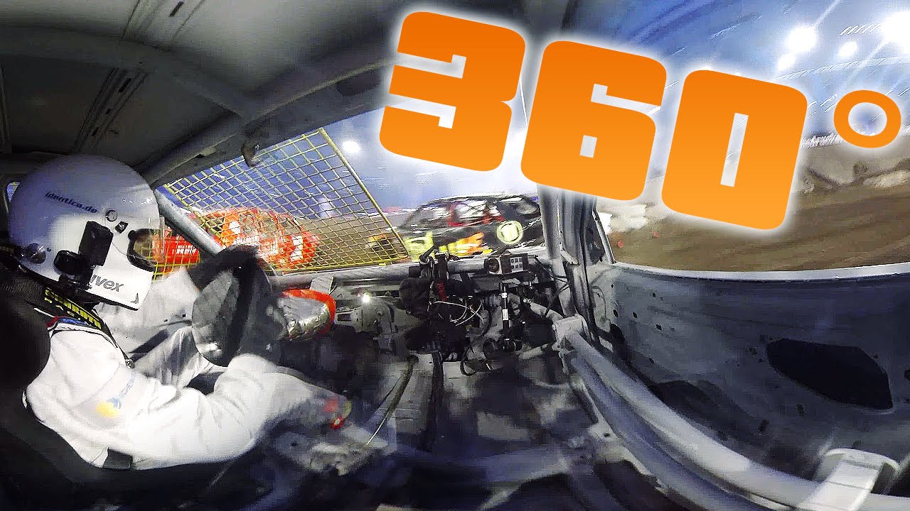 AUTO CRASH mit 360 GRAD KAMERA!