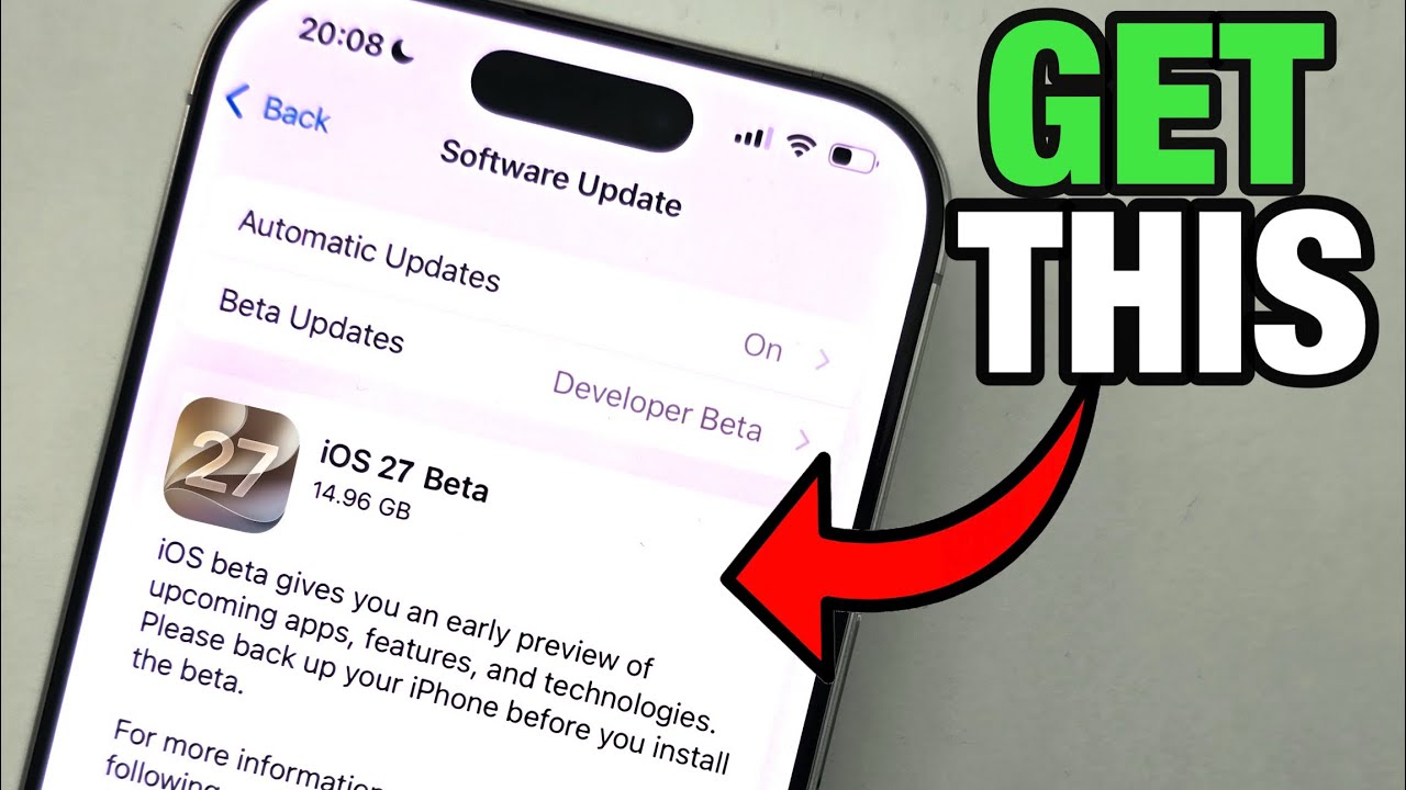КАК УСТАНОВИТЬ iOS 27 Beta БЕЗ КОМПЬЮТЕРА (БЕСПЛАТНАЯ Developer Beta) (Регистрация для загрузки i...