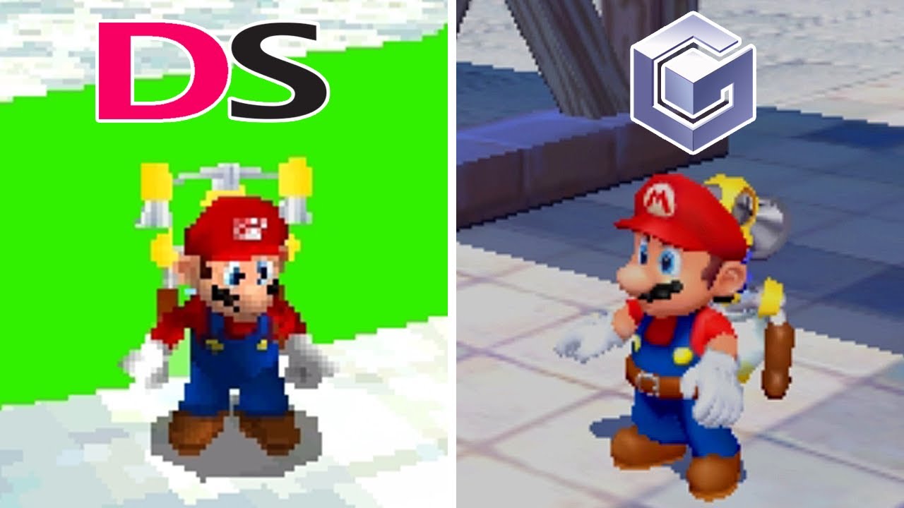 Super Mario Sunshine (2002) GameCube vs Nintendo DS (Which One is Better?)
