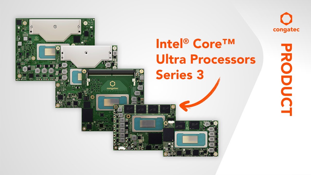 180 TOPS AI Performance: 5 New Modules with Intel Core Ultra Series 3 (Panther Lake)