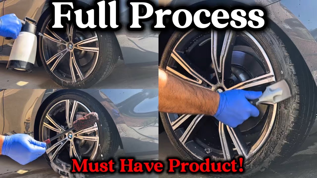 Глубокая чистка грязных дисков BMW 🧼 | Безопасно и эффективно - без кислоты 🧪