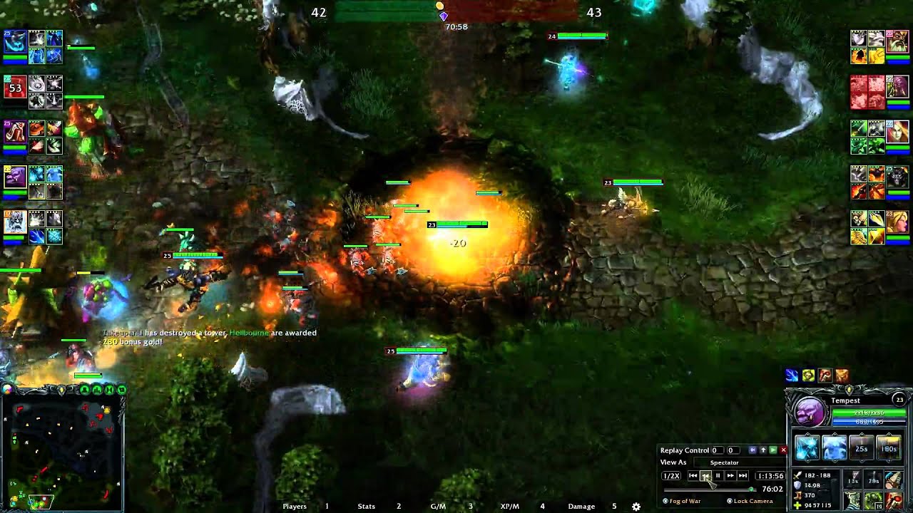 Biggest tempest ult in HoN history