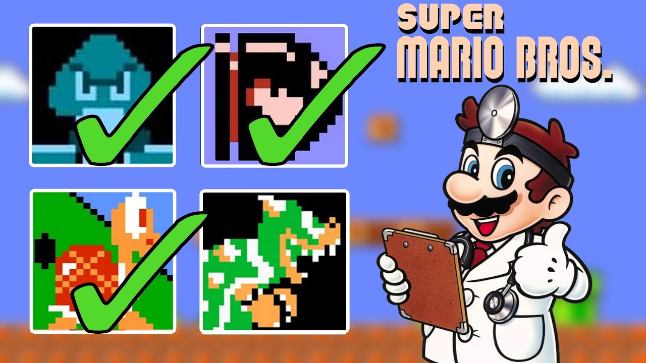 Super Mario Bros.: All Enemies