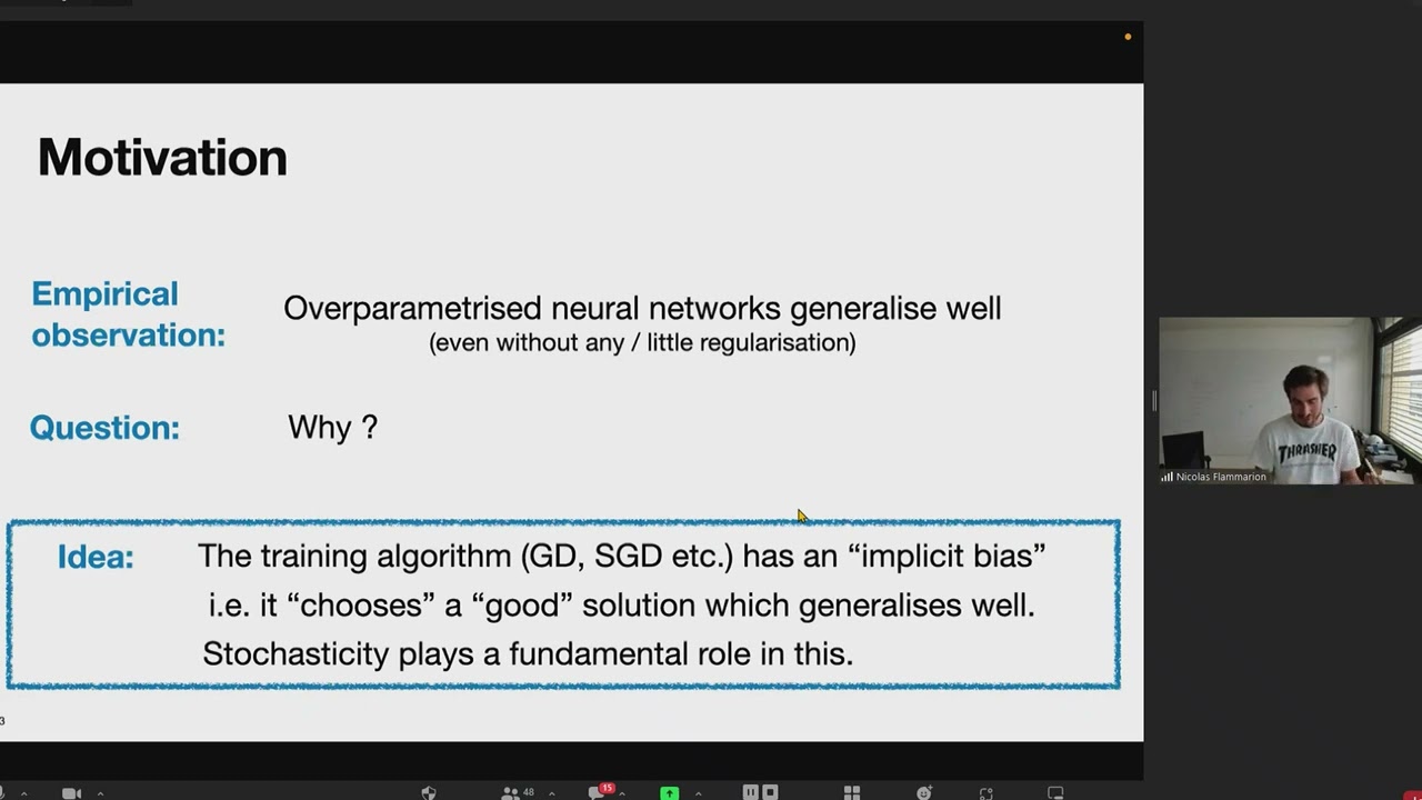 The Role of Stochasticity in Learning Algorithms