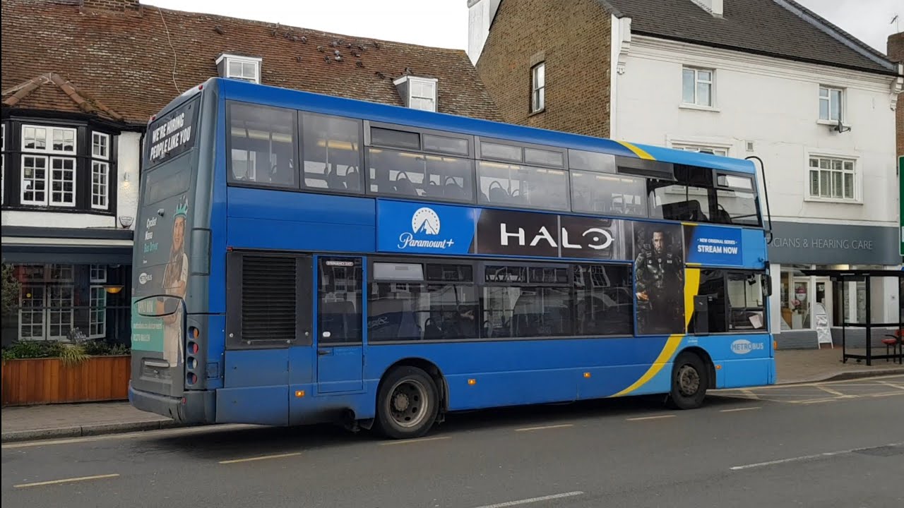 Full Ride: Bus Route 480 Epsom - Preston 🔄. Metrobus Scania OmniCity N270UD 6970 (YP58 UGL)
