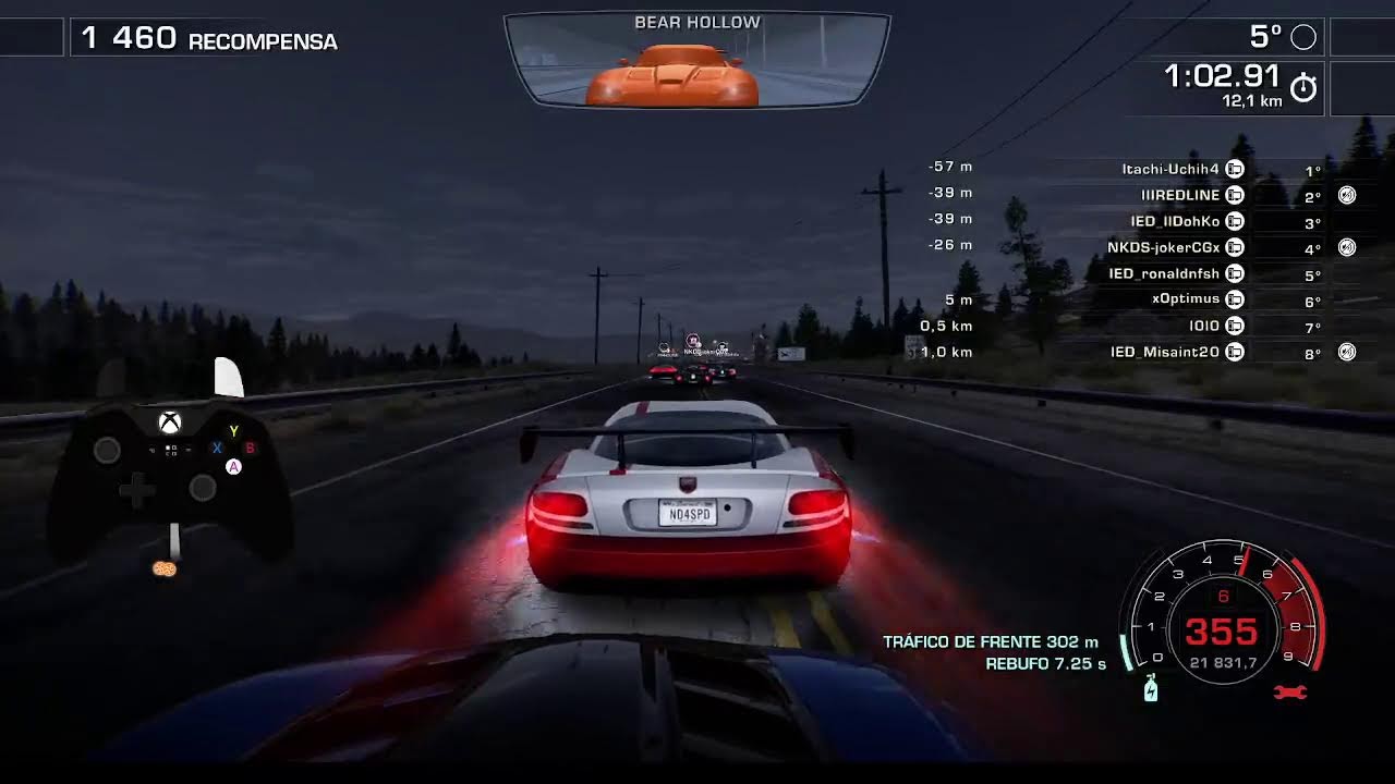Nfshpr. racing mode