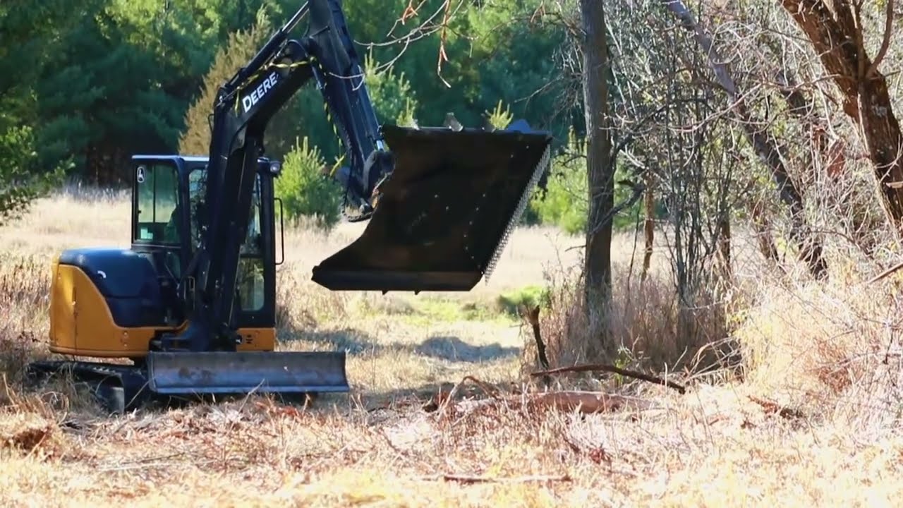 60" Mini Ex Brush Cutter clears hunting trails in Minnesota