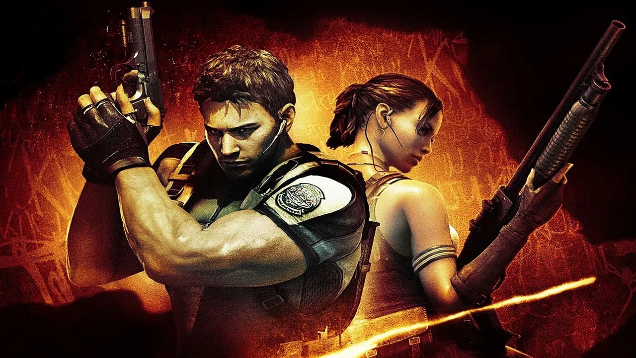 Resident Evil 5 CO-OP Com @arcadianna  - SOBREVIVENDO AO CAOS:  Um atira e o outro grita! Parte 5