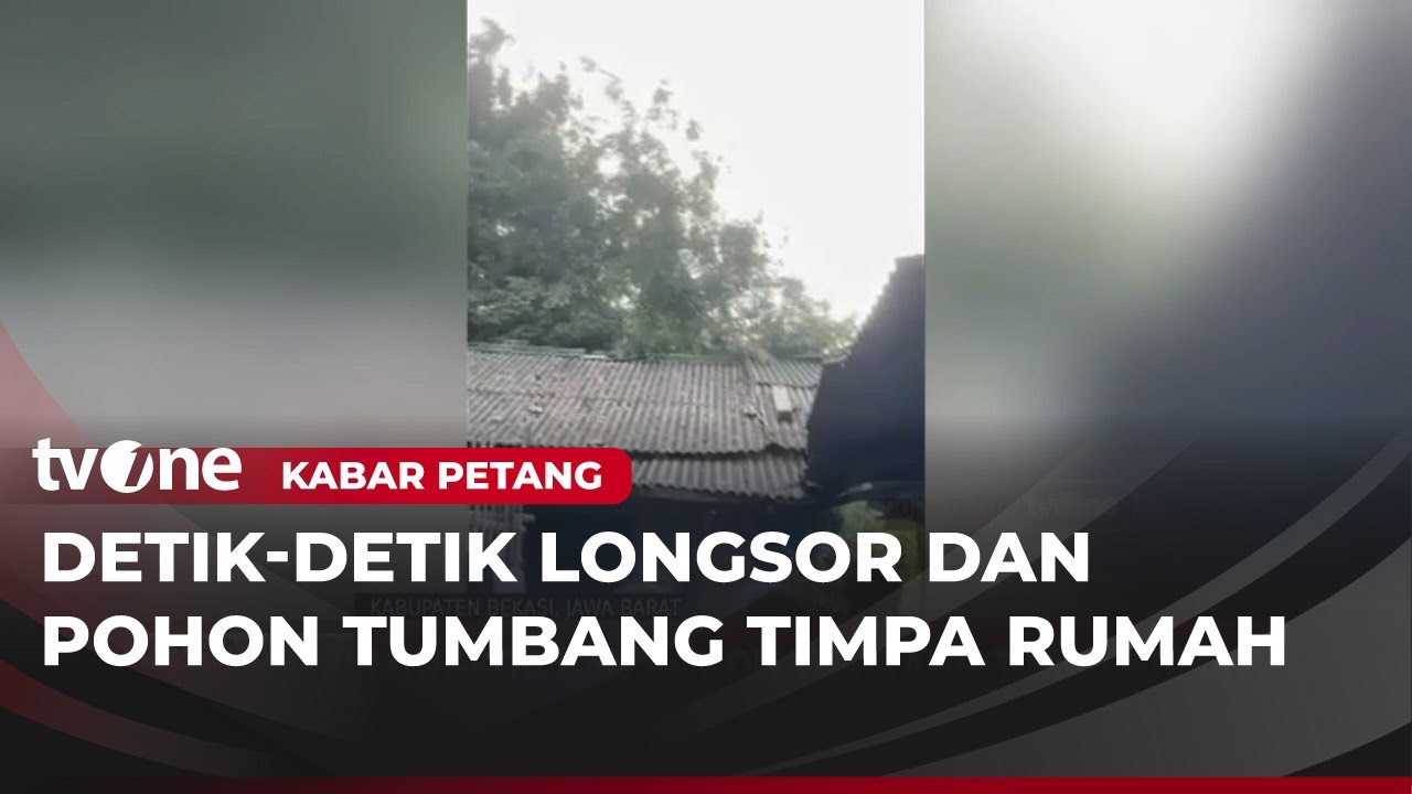 Longsor dan Pohon Tumbang Landa Rumah Warga di Kabupaten Bekasi | Kabar Petang
