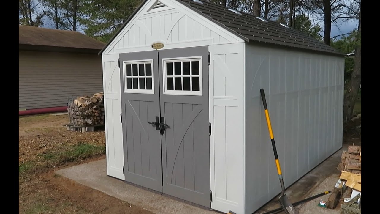 How to Assemble a Suncast Storage Shed: BMS8100 Plus One Expansion Kit