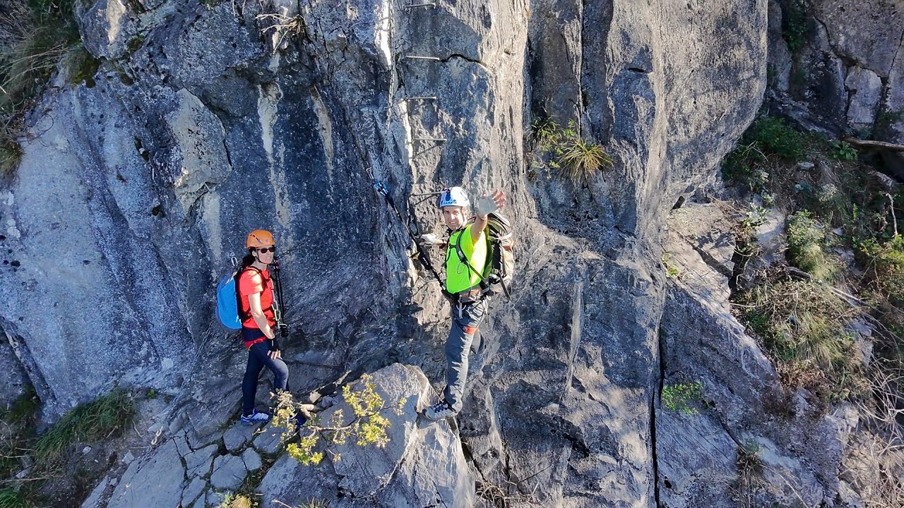 ferrata Contessi al Monte Due Mani e galleria di Morcate 10-11/11/24 ( Dji Neo )