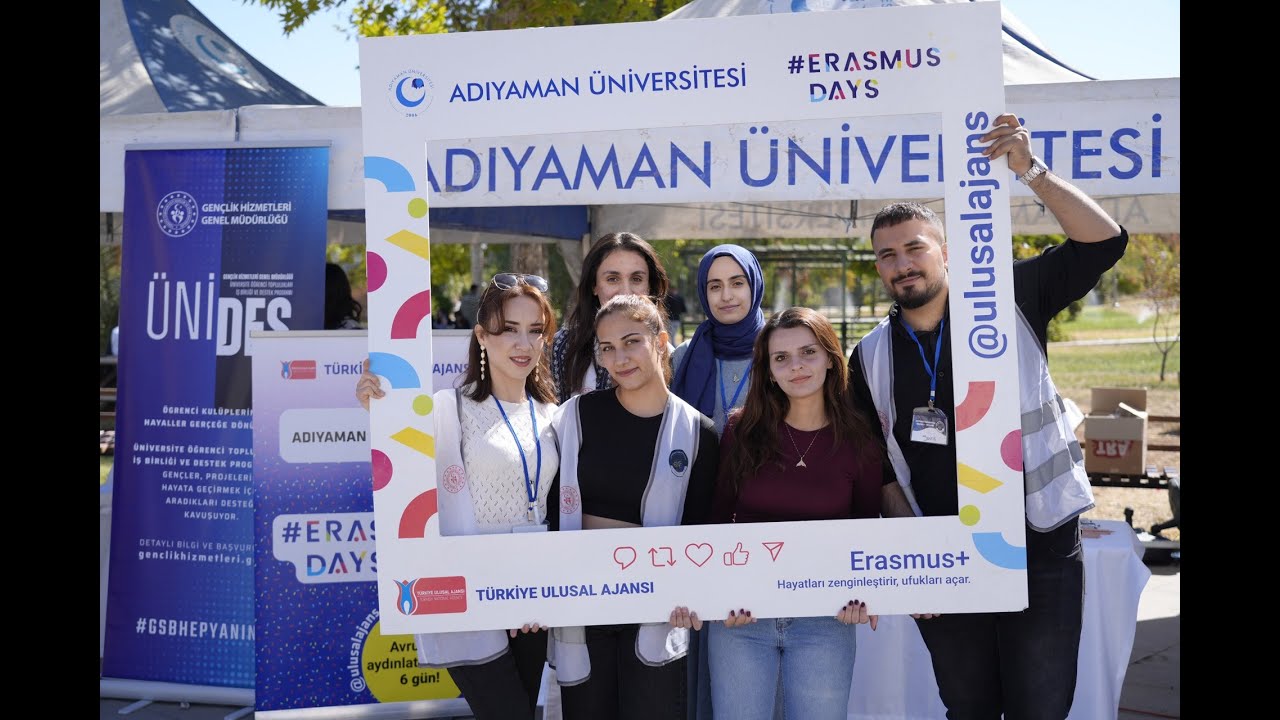 Adıyaman Üniversitesinde Erasmus+ Days 2025 Etkinlikleri Düzenlendi