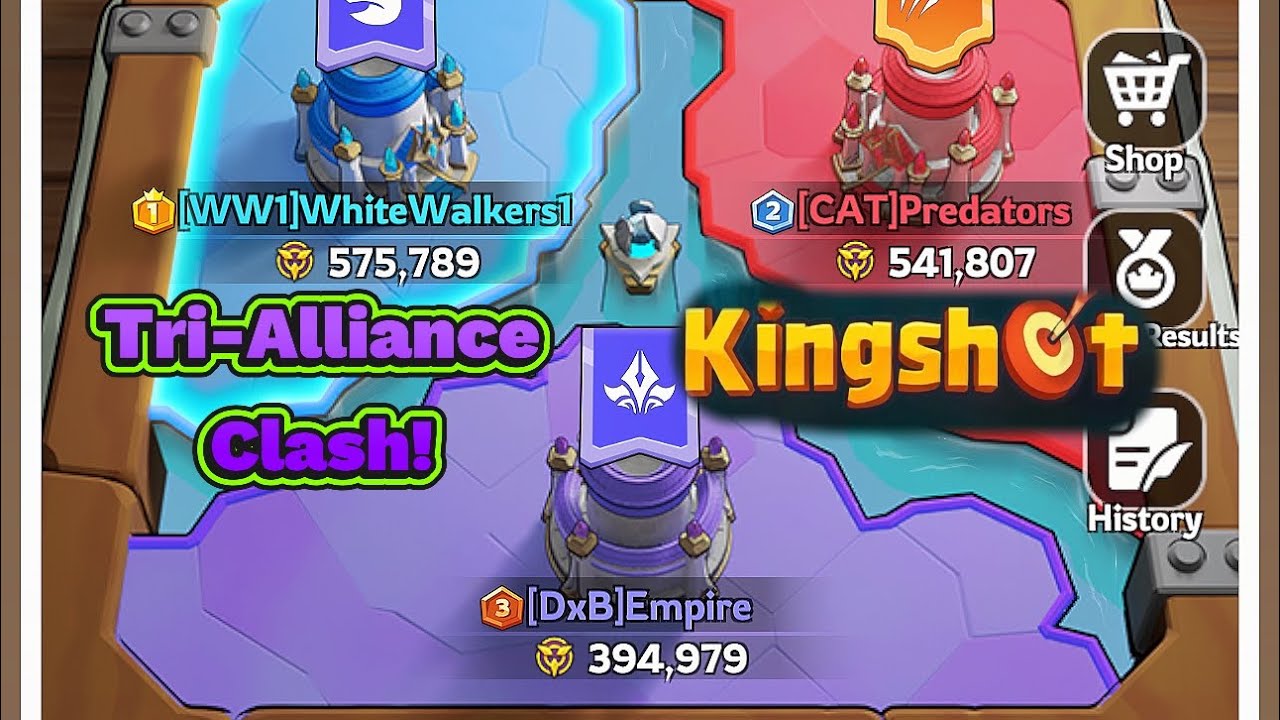 🔥 FULL TRI-ALLIANCE CLASH in KINGSHOT! Raw UNEDITED footage. #kingshotgames #triallianceclash