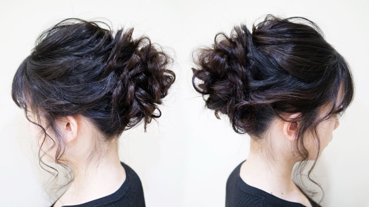 ☆かわいいお団子のヘアアレンジ！三つ編みとロープ編みでできます！中級レベル。hairdo 头发安排　การจัดเรียงผม 헤어 어레인지