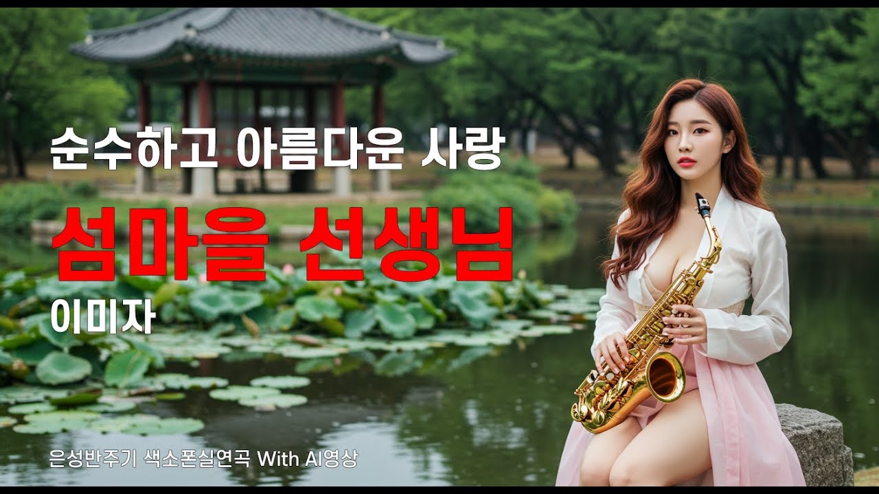 섬마을선생님 - 이미자 노래/7080/색소폰/AI
